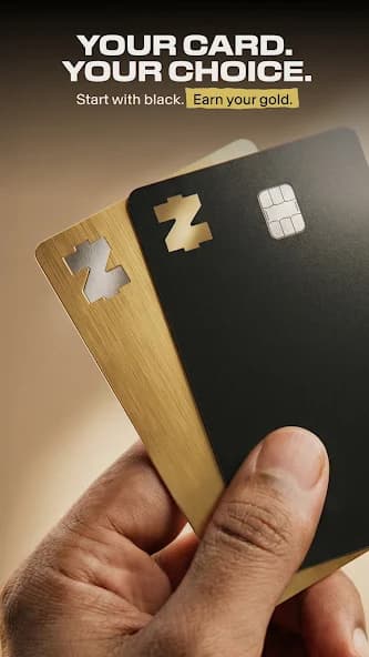 ZAR black and gold payment cards